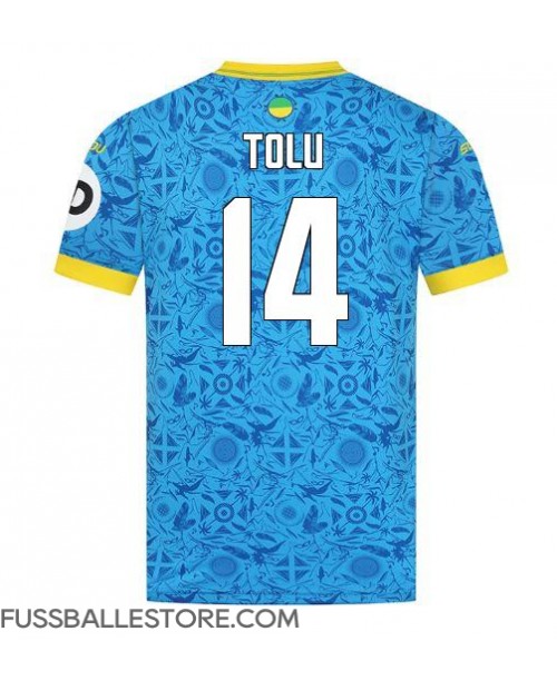 Günstige Wolves Tolu Arokodare #14 3rd trikot 2025-26 Kurzarm Günstige Wolves Tolu Arokodare #14 3rd trikot 2025-26 Kurzarm